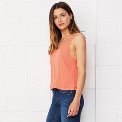 Plain Flowy boxy tank top Bella +Canvas 125 GSM